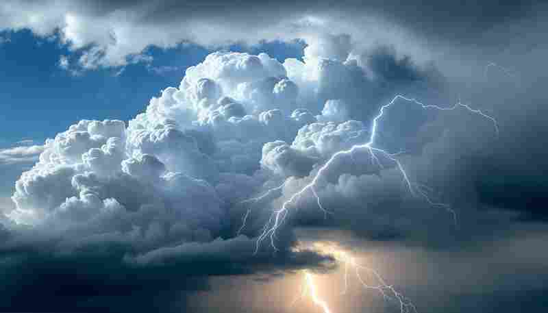 雷雨云中冰晶和雨滴如何共同触发闪电